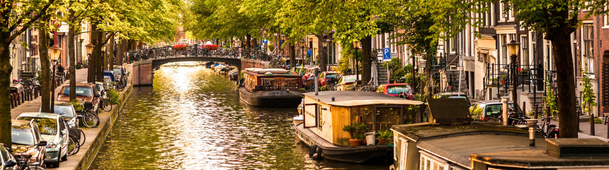 Houseboats on Amsterdam Canal