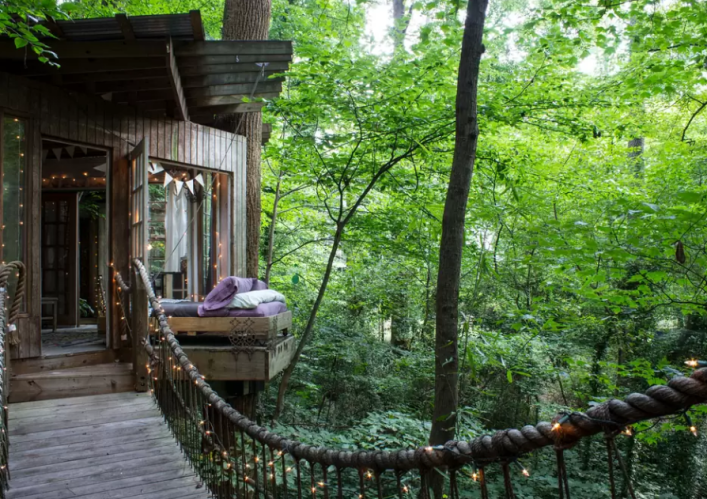 Secluded Intown Treehouse 1