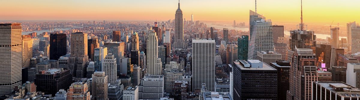 New York City. Manhattan downtown skyline.