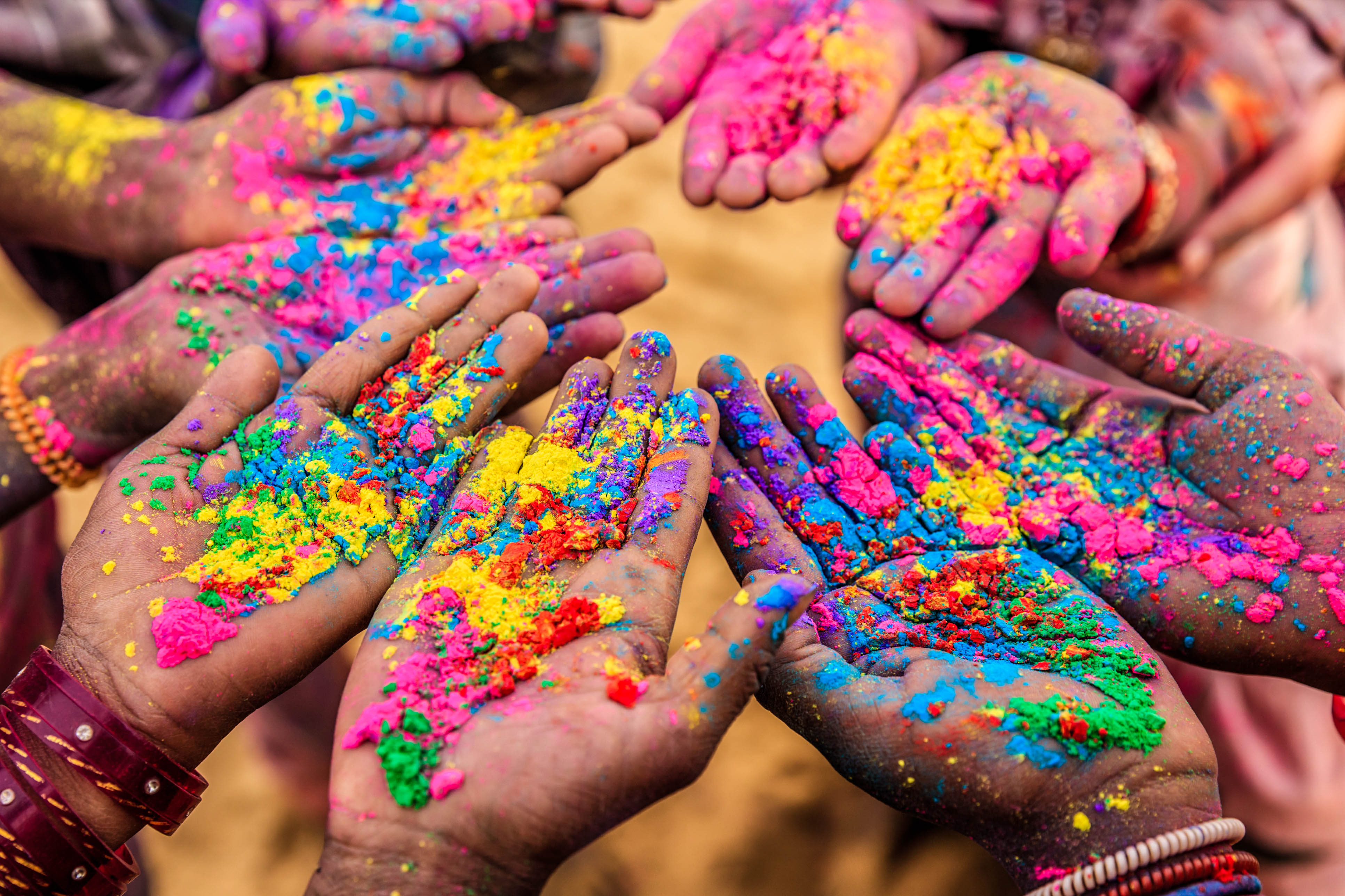 holi colors festival peru