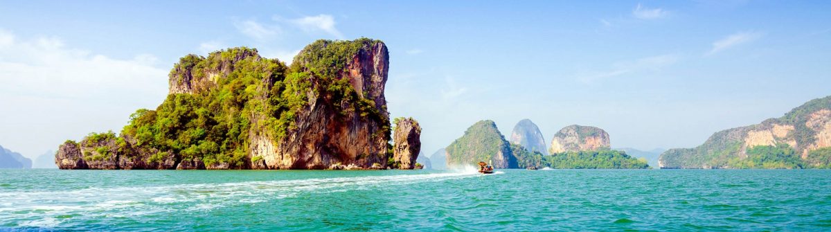 Amazing scenery of National Park in Phang Nga Bay