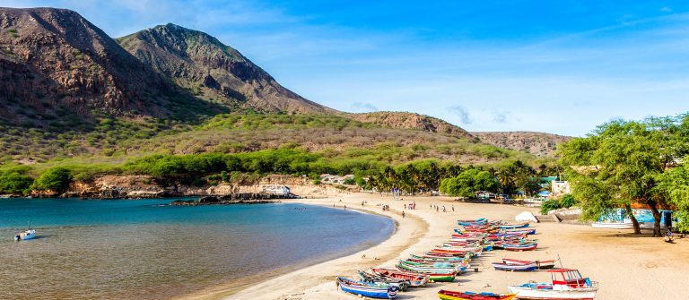 Tarrafal beach in Santiago island in Cape Verde – Cabo Verde