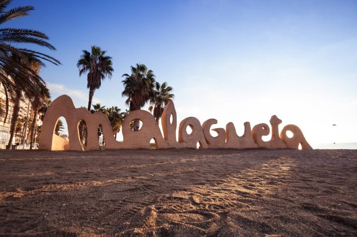 playa de la malagueta de Málaga