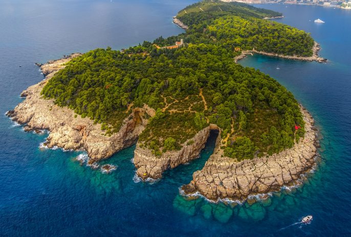 Lokrum Island and nature park near Dubrovnik, Croatia shutterstock_151602134