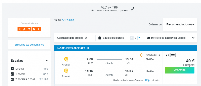 Vuelos a Noruega baratos