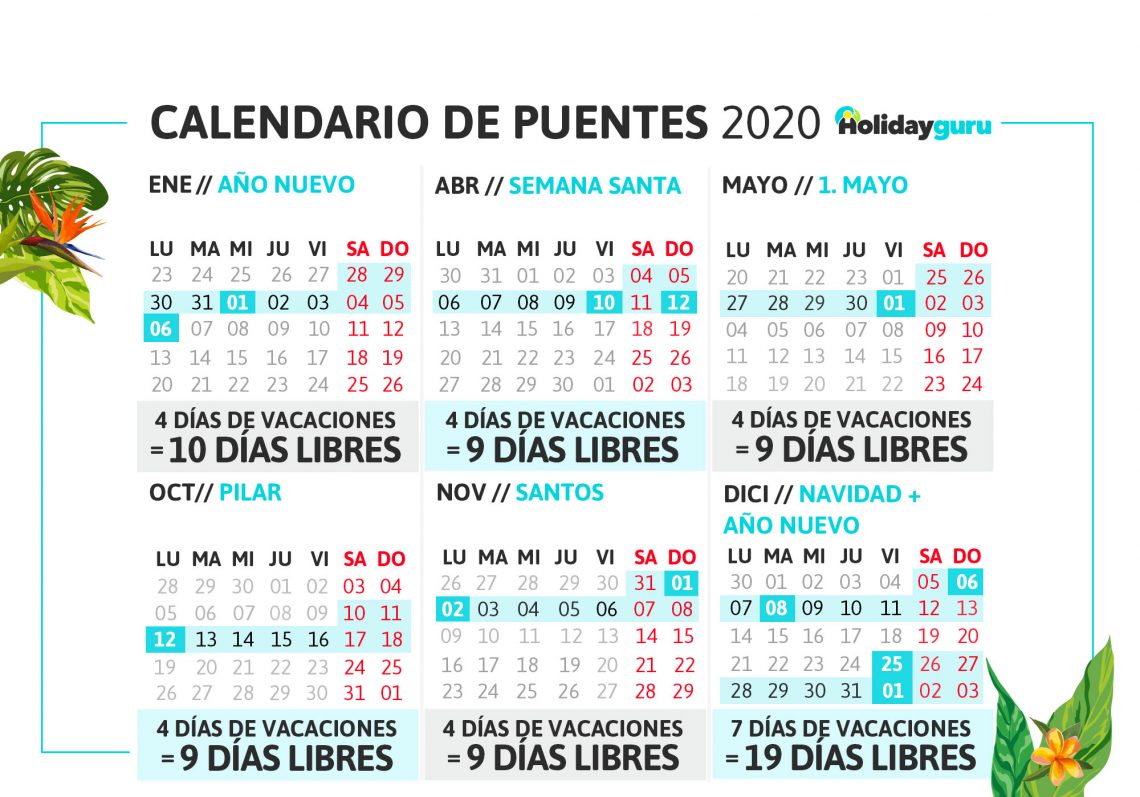 Calendario Escolar 2019 2020 Mas De 100 Calendarios Plantillas Y