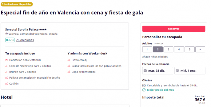 nochevieja en valencia
